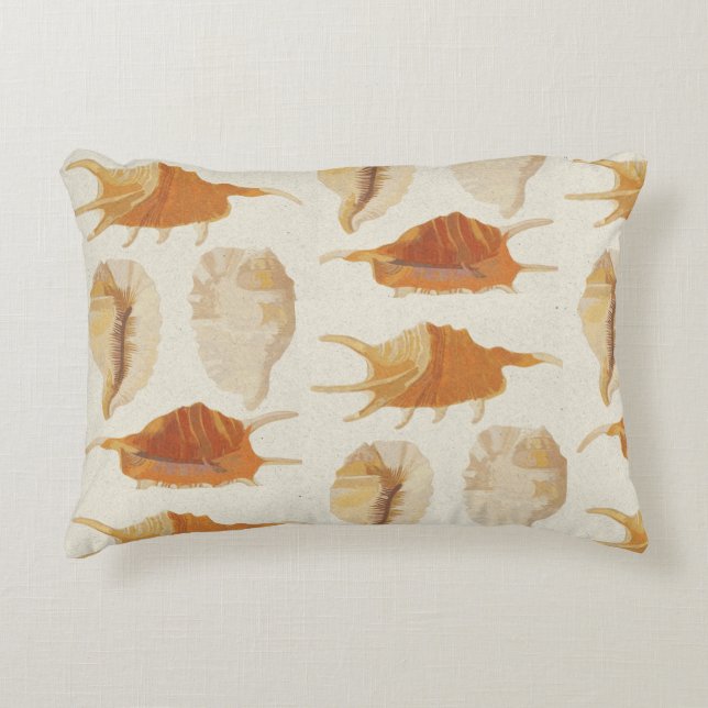 Almofada Decorativa Conchas Texturizadas (Frente)