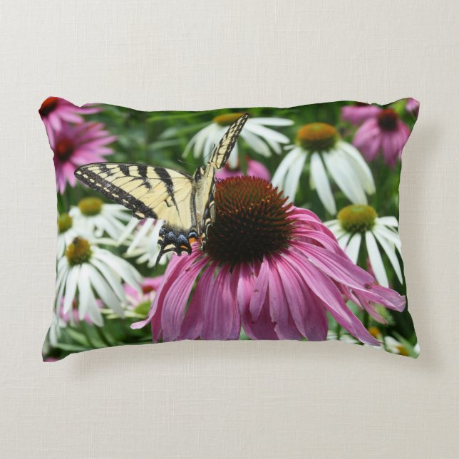 Almofada Decorativa Coneflower Tigre Swallowtail (Frente)