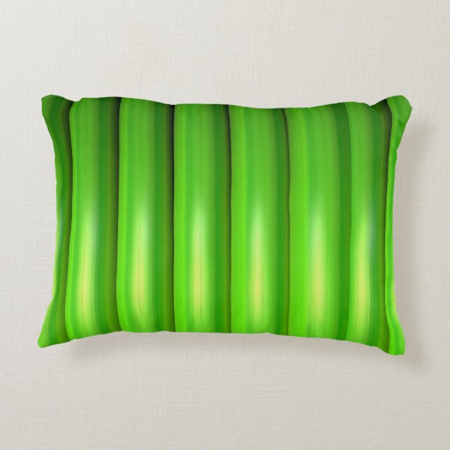 Almofada Decorativa Conjunto de bambu verde (Verso)