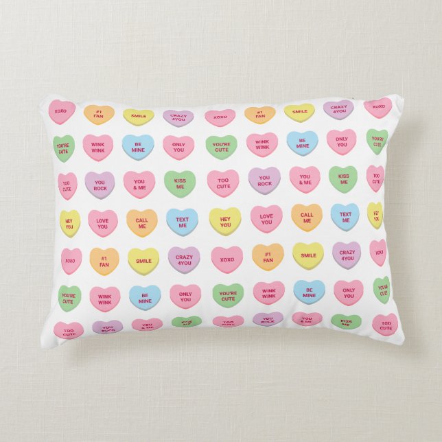 Almofada Decorativa Conversa personalizada bonitinha e engraçada, doce (Frente)