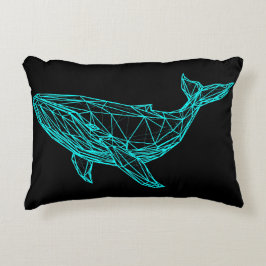 Almofada Decorativa Cool Gamer Whale Accent Pillow