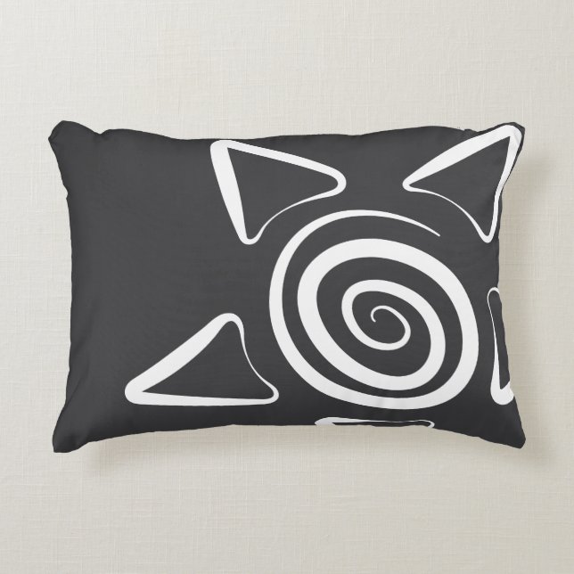Almofada Decorativa Cor Simples Cinza Projetado (Frente)