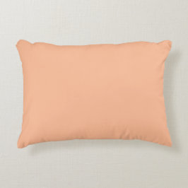 Almofada Decorativa Cor Sólida Peach Fuzz
