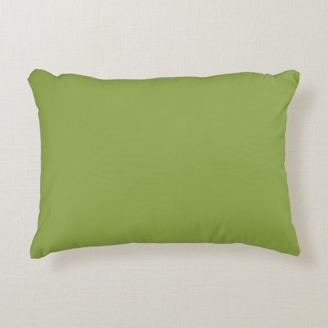Almofada Decorativa Cor Verde Lima Moderado Sólido (Frente)