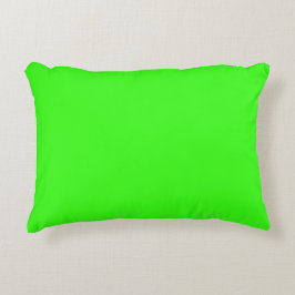 Almofada Decorativa Cor Verde Neon Sólido