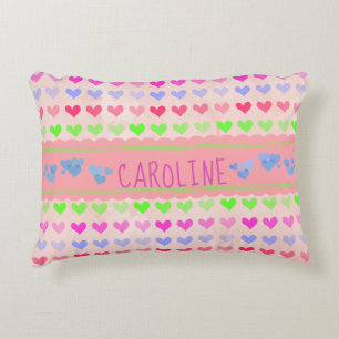 Almofada Decorativa Corações Adoráveis Personalizados