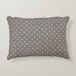 Almofada Decorativa Corações de Bico Campo