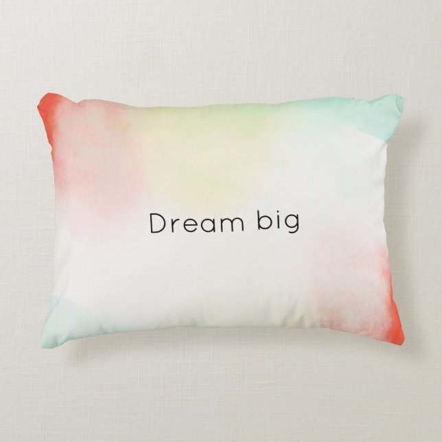 Almofada Decorativa Corante Vermelho Amarelo Escamudo (Frente)