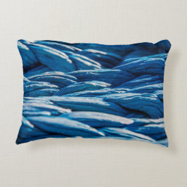 Almofada Decorativa Corda Azul