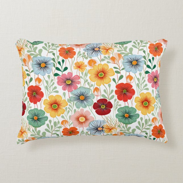 Almofada Decorativa Cores do Cheio da Flor (Frente)