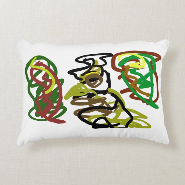 Almofada Decorativa Coruja de outono (Frente)