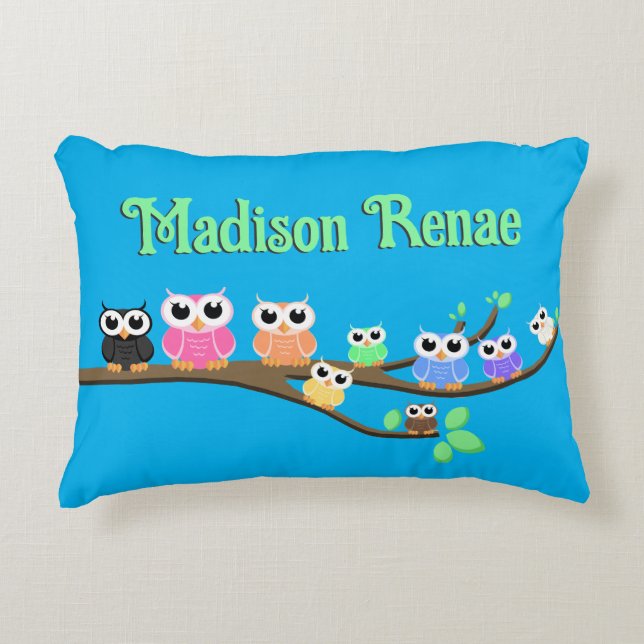 Almofada Decorativa Coruja Junta Agora (Frente)