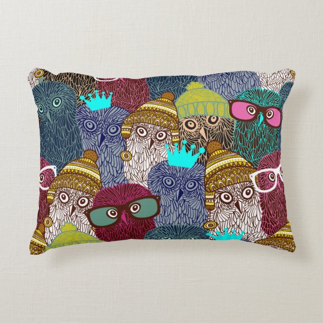 Almofada Decorativa Coruja na coroa (Frente)