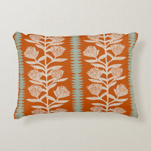 Almofada Decorativa Cottage de verão boho geométrico terracota minimal