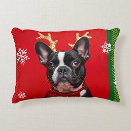 Almofada Decorativa Coussin BOULEDOGUE DE NOEL