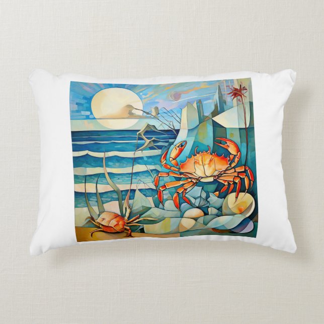 Almofada Decorativa Crab Serenade (Frente)