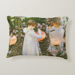 Almofada Decorativa Cravo, Lírio, Lírio, Rosa Por John Singer Sargent