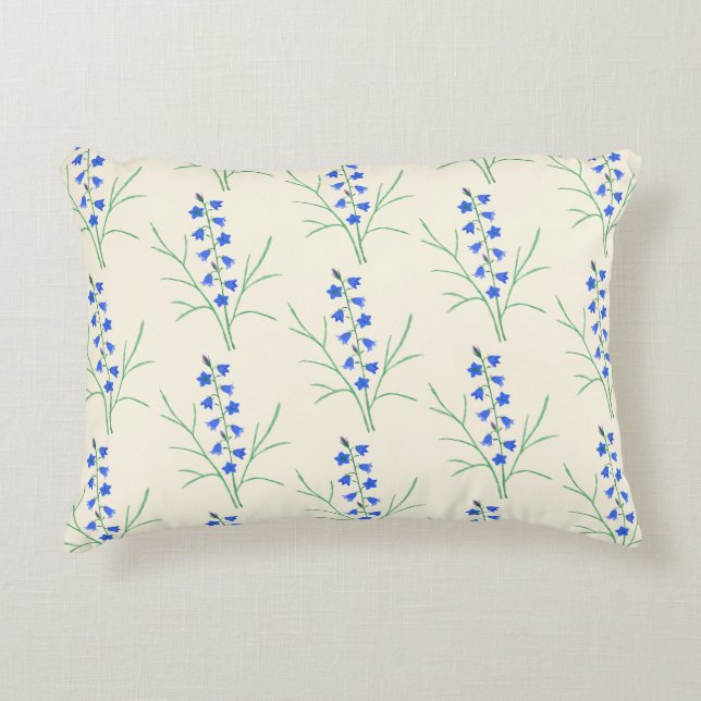 Almofada Decorativa Creme de Bluebells (Frente)