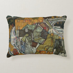 Almofada Decorativa Crescent of Houses II, Island Town por Egon Schiel