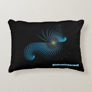 Almofada Decorativa Criatura do Mar de Alienígena Bioluminescente