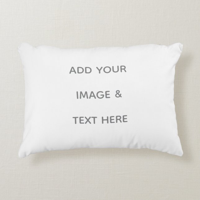 Almofada Decorativa Crie seu próprio branco (Frente)