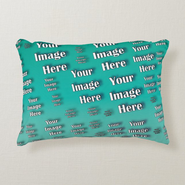 Almofada Decorativa 🤍 Crie seu próprio Modelo personalizado (Frente)