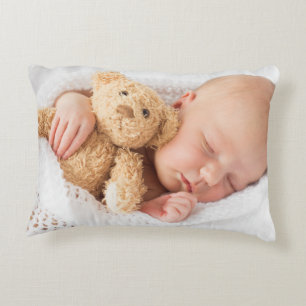 Almofada Decorativa Crie Seu Próprio Personalizado Crianças Duas Foto