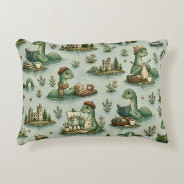 Almofada Decorativa Criptídeos Aconchegantes Nessie Monstro do Lago Ne