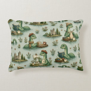 Almofada Decorativa Criptídeos Aconchegantes Nessie Monstro do Lago Ne
