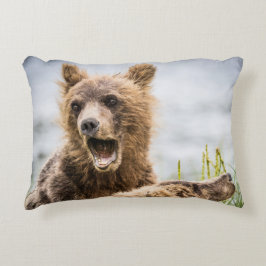 Almofada Decorativa Cubos Grizzly Procurando Sua Mãe