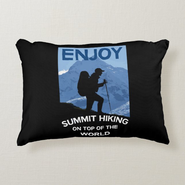 Almofada Decorativa Cúpula Montanhas Caminhando | Trekking | Mug de mo (Frente)