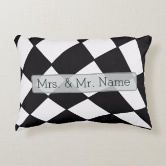 Almofada Decorativa Curved Grid | Modern