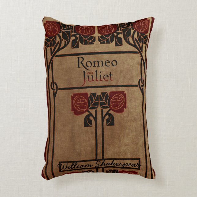 Almofada Decorativa Cushion Romeu E Julieta, Cobrir Russo Do Livro (Frente(Vertical))