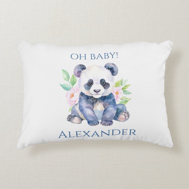 Almofada Decorativa Custom Baby Panda  (Frente)