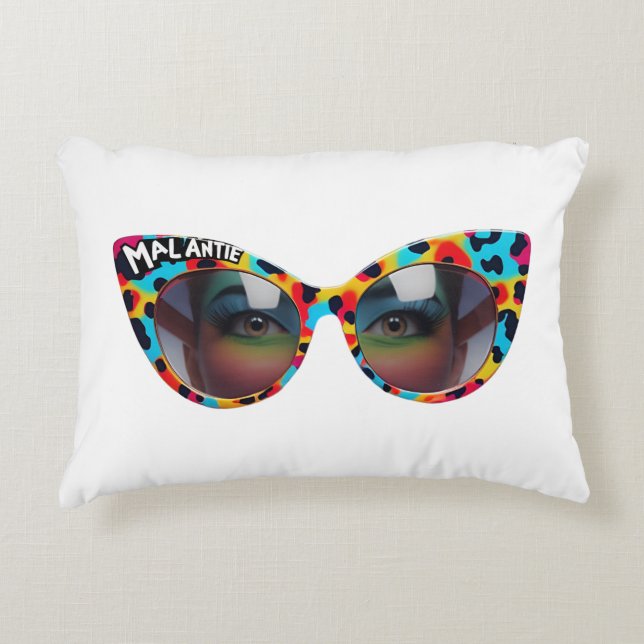 Almofada Decorativa Custom MAL ANTIE / Crazy Aunt Afrikaanse Humor (Frente)