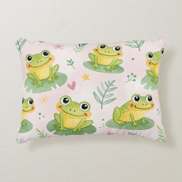 Almofada Decorativa Cute frogs Pattern