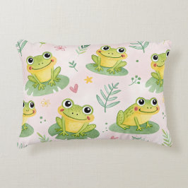 Almofada Decorativa Cute frogs Pattern