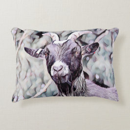 Almofada Decorativa Cute Goat Farmhouse Decor