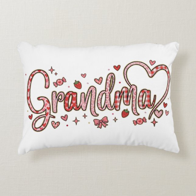 Almofada Decorativa Cute Grandma Accent Pillow (Frente)