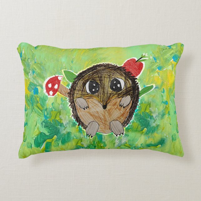 Almofada Decorativa Cute Hedgehog (Frente)