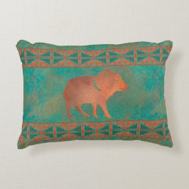 Almofada Decorativa Cute Javelina Baby Copper Teal