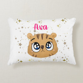 Almofada Decorativa Cute little tiger gold start