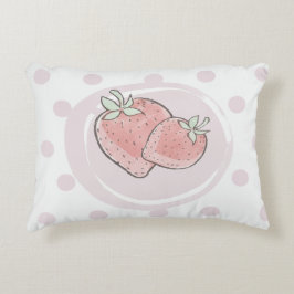 Almofada Decorativa Cute Strawberry Pillow