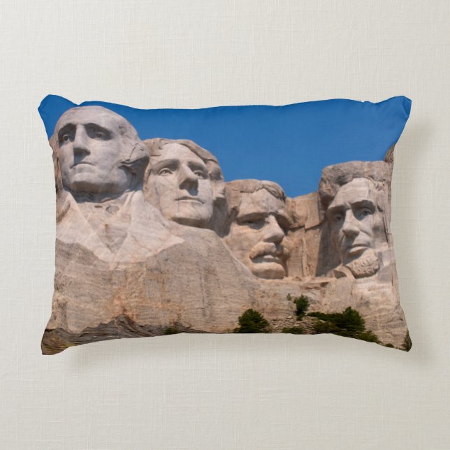 Almofada Decorativa Dakota do Sul, Keystone, Monte Rushmore (Frente)