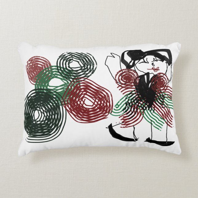 Almofada Decorativa Dançar em menta (Frente)