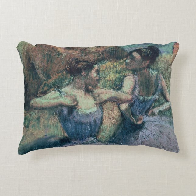 Almofada Decorativa Dançarinos de Edgar Degas | na violeta (Frente)