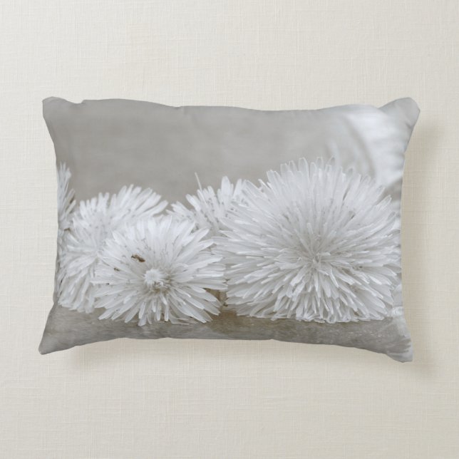 Almofada Decorativa Dandélio flutuante no Travesseiro decorativo "Água (Verso)