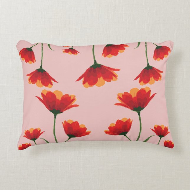 Almofada Decorativa Dawnfire Poppies (Frente)