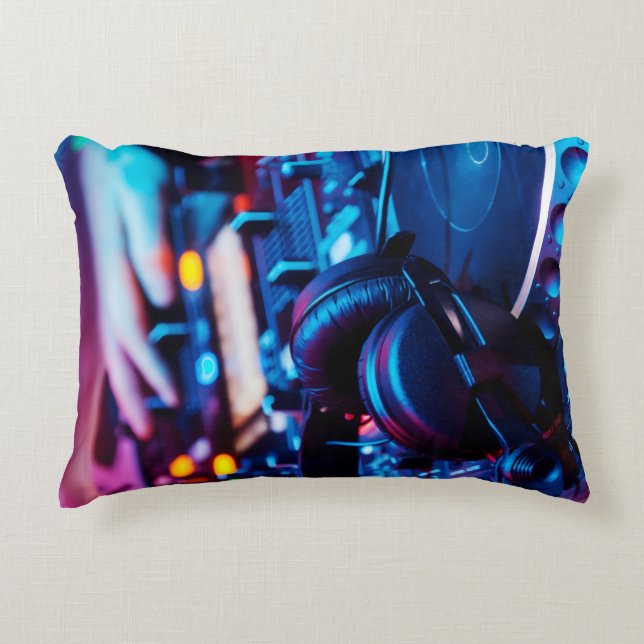 Almofada Decorativa de Música Personalizada (Frente)