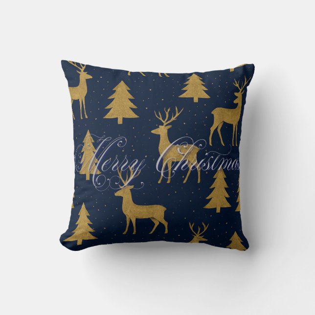 Almofada Decorativa de Natal para Casa de Férias (Frente)